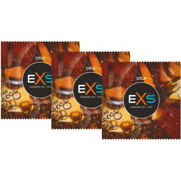 Презервативы EXS Cola ароматизированные 3 шт 6400230177 фото