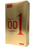 Презервативы OLO 0.01 с точками ребристые 10 шт 6501053317 фото