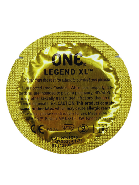 Презервативы One Legend XL Большого размера 3 шт 6400230341 фото