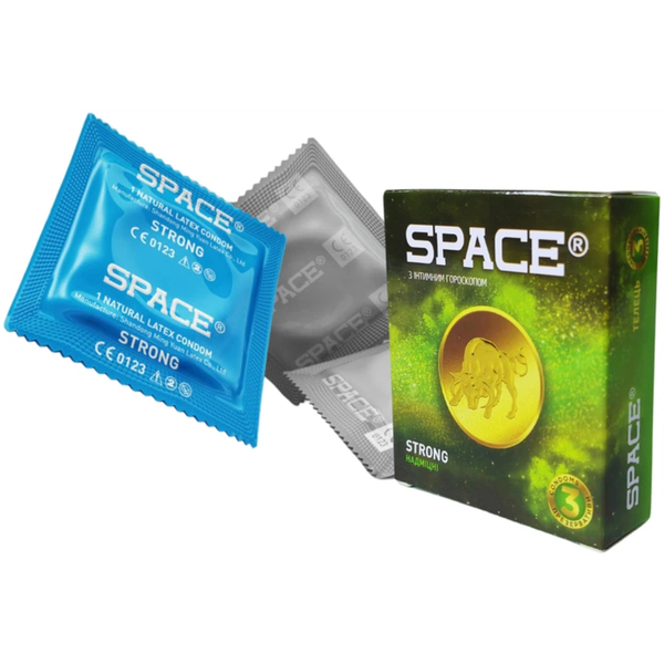 Презервативи Space Strong Гороскоп 36 шт (12 упаковок по 3 шт) 6400229643 фото