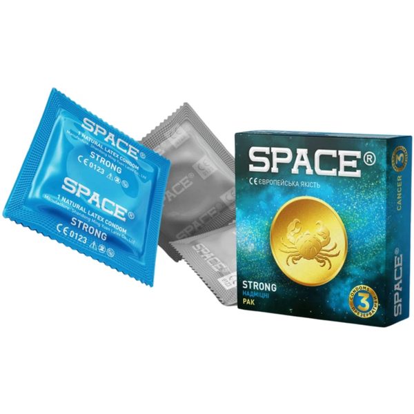 Презервативи Space Strong Гороскоп 36 шт (12 упаковок по 3 шт) 6400229643 фото