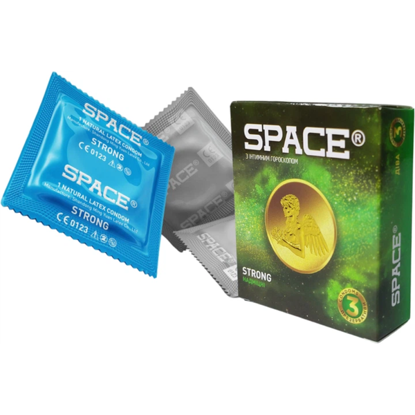Презервативи Space Strong Гороскоп 36 шт (12 упаковок по 3 шт) 6400229643 фото