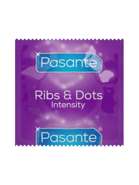 Презервативы Pasante Ribs and Dots Точечно-ребристые 3 шт  6400230111 фото