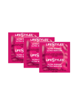 Презервативи Lifestyles Ultra Ribbed Ребристі 3 шт 6400229585 фото