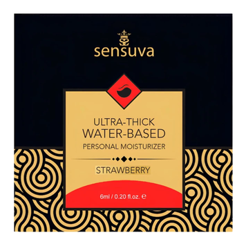Пробник Лубриканта Sensuva Ultra-Thick Water-Based Strawberry 6 мл 6501053540 фото