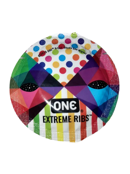 Презервативи One Extreme Ribs екстремально ребристі 3 шт 6400230316 фото