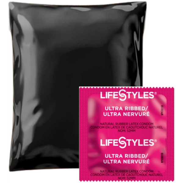 Презервативы Lifestyles Ultra Ribbed Ребристые 3 шт  6400229585 фото