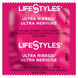 Презервативы Lifestyles Ultra Ribbed Ребристые 3 шт  6400229585 фото 1