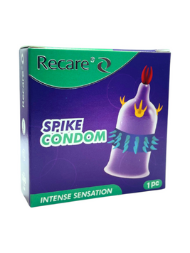 Презерватив Recare Spike Violet з шипами та вусиками 1 шт 6501053563 фото
