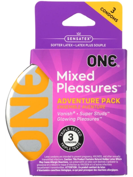 Презервативи One Mixed Pleasures 3 шт 6400230471 фото
