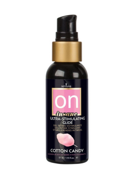 Возбуждающая смазка Sensuva Ultra-Stimulating glide On Insane Cotton Candy на гибридной основе 57 мл  6501053579 фото