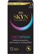 Презервативи Skyn Excitation з рельєфом і охолоджувальним ефектом 12 шт 6501053527 фото 1