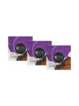 Презервативы EXS Chocolate со вкусом и запахом шоколада 3 шт 6400230181 фото