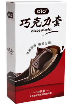 Презервативы OLO Chocolate ультратонкие с ароматом и вкусом шоколада 10 шт 6501053681 фото