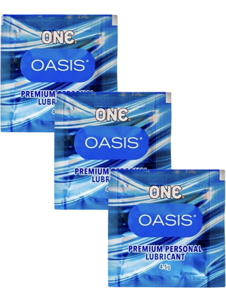 Лубрикант One Oasis Premium на водній основі 4.5 г х 3 шт 6400230323 фото