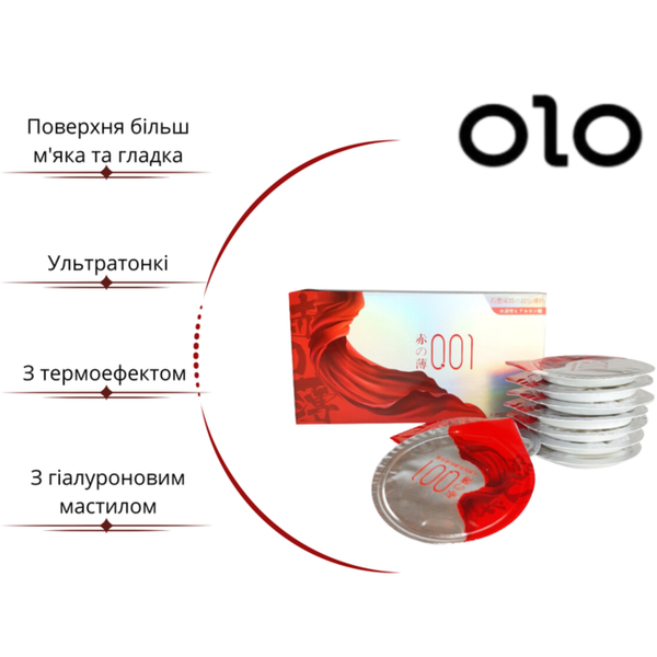 Набор презервативов OLO Gold Budda 10 шт + Benefit 10 шт + Red Silver 10 шт 6501052025 фото