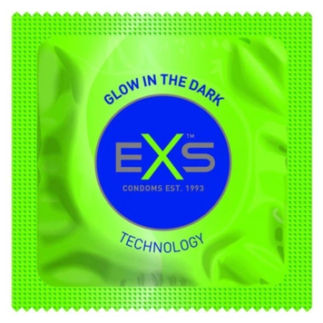 Презервативы EXS Glow Светящиеся в темноте 3 шт 6400230165 фото