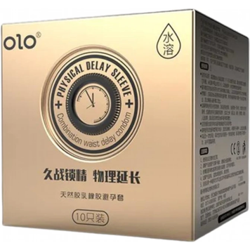 Презервативи OLO Physical Delay Sleeve пролонгуючі 10 шт  6501053312 фото