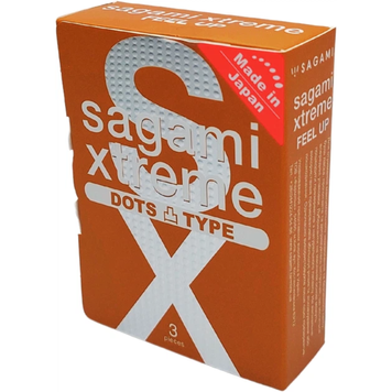 Презервативи Sagami Xtreme Dots Type Екстрим 3 шт  6400229582 фото