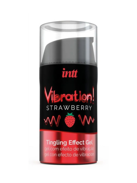 Рідкий вібратор Intt Vibration Strawberry зі смаком полуниці 15 мл 6501053569 фото