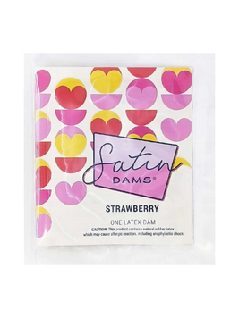 Латексная салфетка ONE Satin Dams Strawberry 1 шт 6501053471 фото