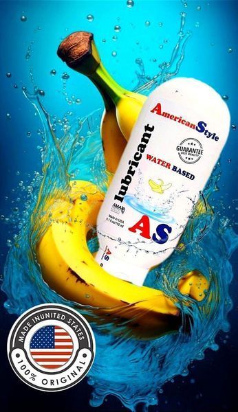 Лубрикант American Style Water Based Lubricant Banana На водно-силиконовой основе Банан 115 мл 6400230528 фото