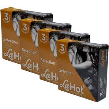 Презервативы La Hot Selection ультра тонкие, с ребрами и гладкие 4 уп х 3 шт 6400229368 фото