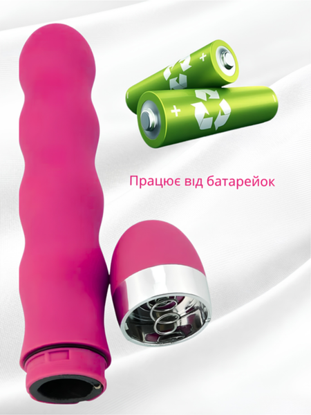Клиторальный вибратор Passion с анатомической формой Малиновый 6501103957 фото