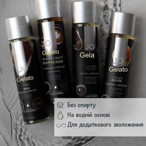 Лубрикант JO H2O cо вкусом Мороженого Крем-Брюле 30 мл 796494410202 фото
