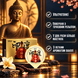 Презервативы OLO Gold Buddha ультратонкие с точками и рёбрами 10 шт 6501053489 фото 2