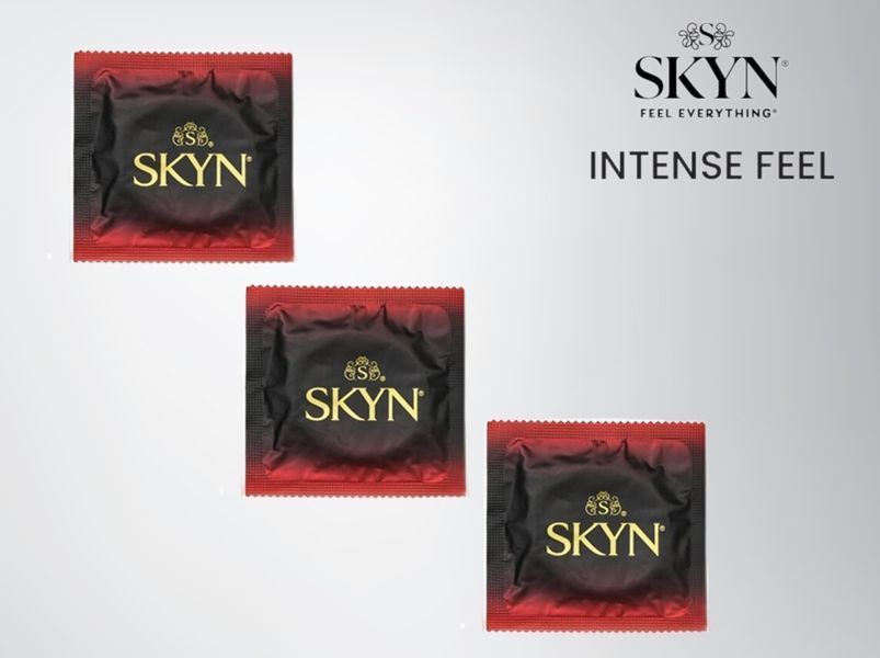 Презервативи Skyn Intense Feel Без латексу 3 шт 6501053342 фото