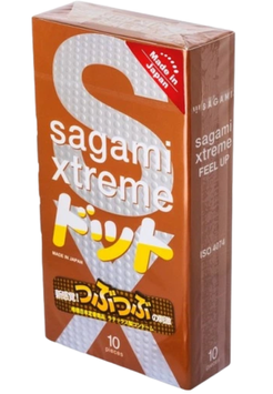 Презервативи Sagami Xtreme Feel-Up Ребристі 10 шт  6400229300 фото