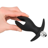 Анальная пробка-расширитель Passion Black Velvets Vibrating Anchor Plug L с вибрацией 6501103878 фото