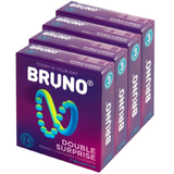 Презервативы Bruno Double Surprice 4 You 12 шт (4 упаковки по 3 шт ) 6400210513 фото