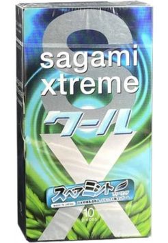 Презервативи Sagami Xtreem Mentol 10 шт з пролонгуючим ефектом 6400230549 фото