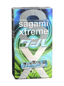 Презервативи Sagami Xtreem Mentol 10 шт з пролонгуючим ефектом 6400230549 фото