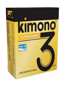 Презервативи Kimono Супертонкі 4 упаковки по 3 шт 6400229373 фото