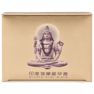 Презервативы OLO Gold Shiva c гиалуроновой смазкой и ароматом ванили 10 шт 6501053313 фото