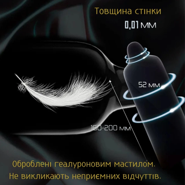 Набір презервативів OLO Neo Black 10 шт + Physical Delay Sleeve 10 шт 6501053583 фото