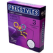 Презервативи Freestyles Ribbed Ребристі 3 упаковки по 3 шт 6400229470 фото 3