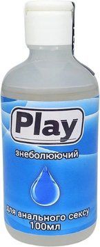 Лубрикант Play для анального сексу з Лідокаїном 100 мл 6400230262 фото