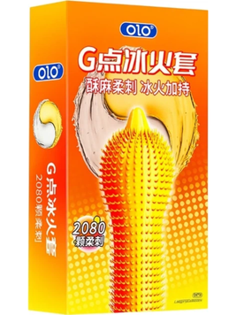 Презервативы OLO G-Spot 2080 с пупырышками 10 шт 6501053632 фото