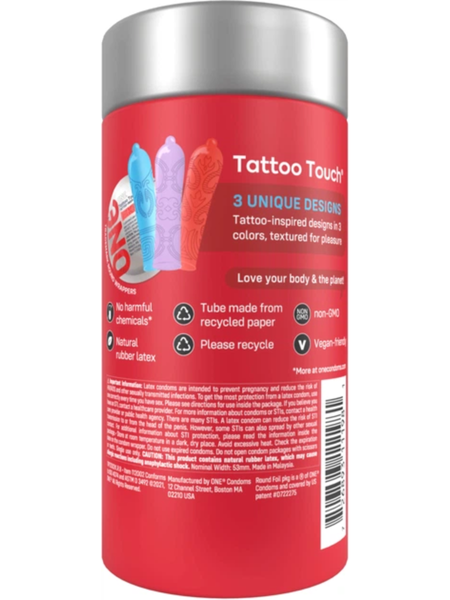 Презервативы One Tattoo Touch 12 шт 6501053325 фото