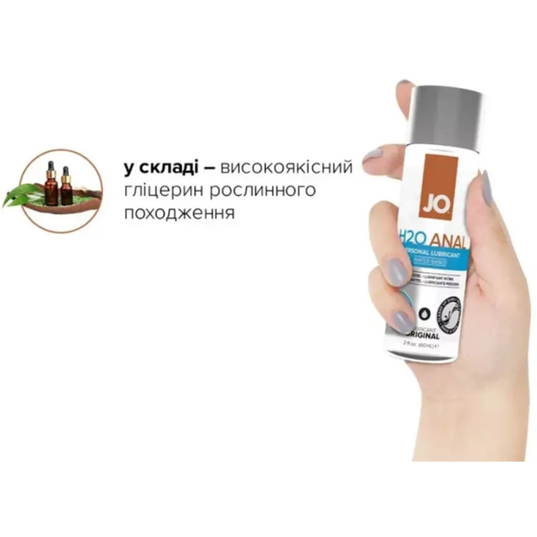 Лубрикант System JO Anal H2O Original Анальний на водній основі 60 мл 6400230505 фото