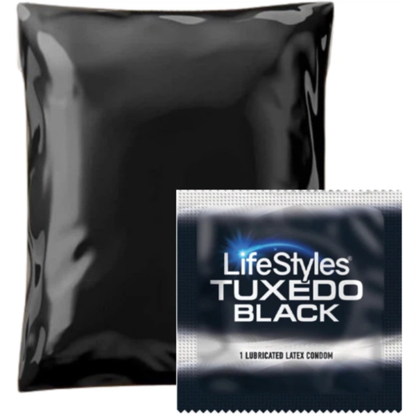 Презервативи Lifestyles Tuxedo Чорні 3 шт 6400229589 фото