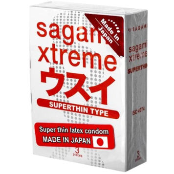 Презервативы Sagami Xtreme Superthin Latex ультратонкие 3 шт 4974234811878 фото