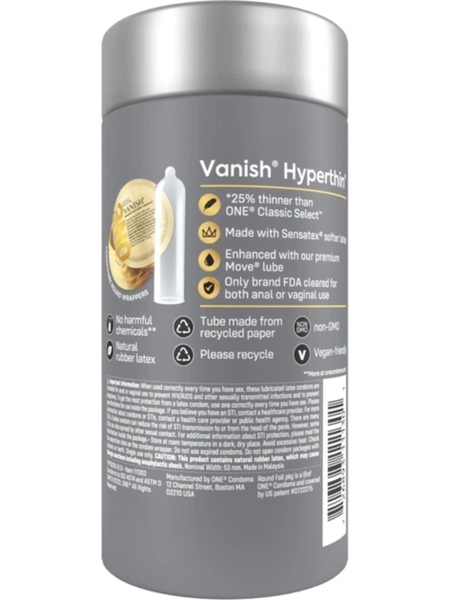 Презервативы One Vanish 12 шт 6501053328 фото
