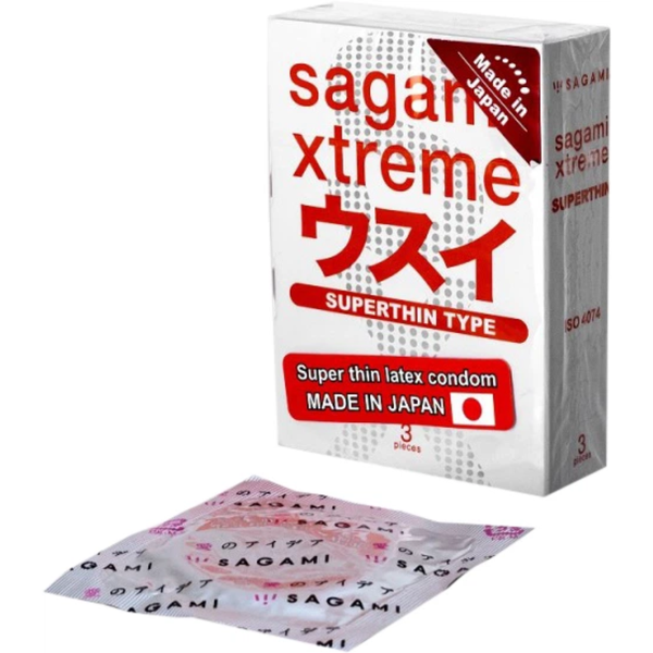 Презервативы Sagami Xtreme Superthin Latex ультратонкие 3 шт 4974234811878 фото