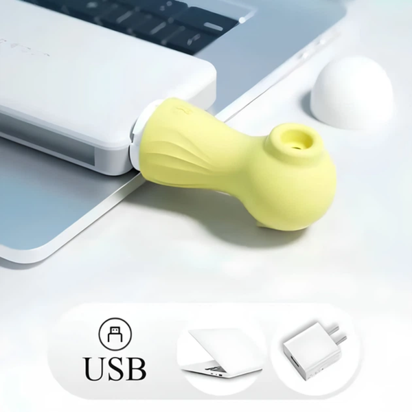Кліторальний вакуумний вібратор Passion Wo-sex Lilo Вуманайзер USB Рожевий 6501103877 фото