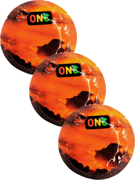 Презервативи One Trip To Cloud Nine Color Sensations Помаранчеві 3 шт 6400230330 фото